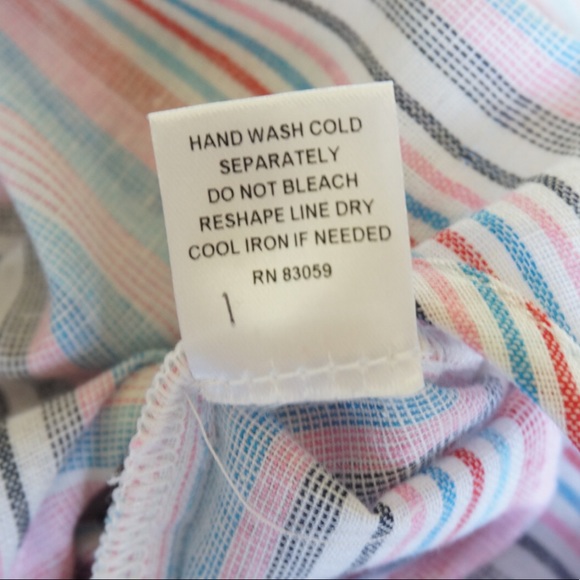 NWT DREW Multi-Striped Sleeveless Jumpsuit - Picture 6 of 8